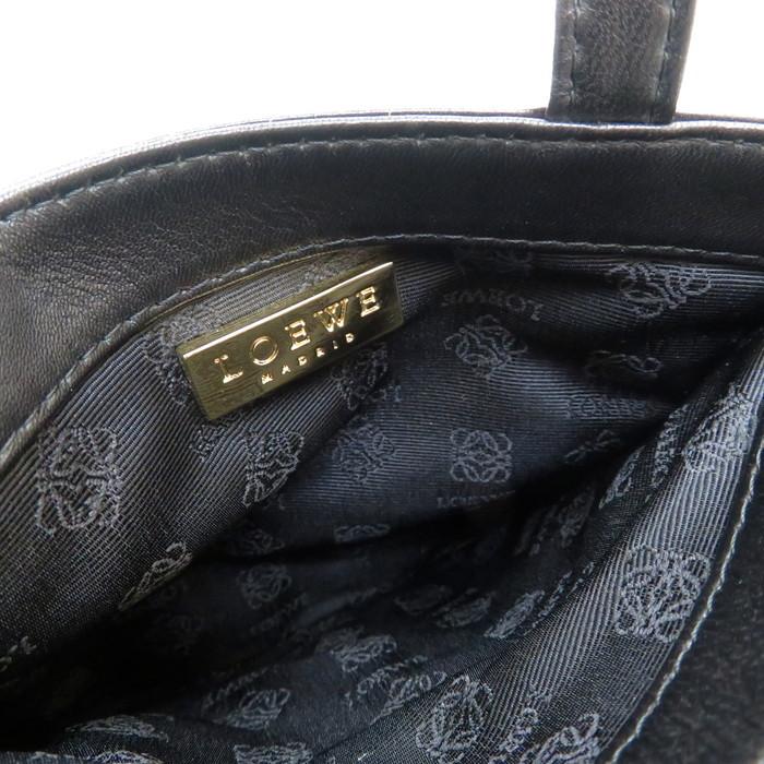 LOEWE LOEWE/ロエベ ミニ ハンドバッグ ラムスキン/ハラコ レオパード 