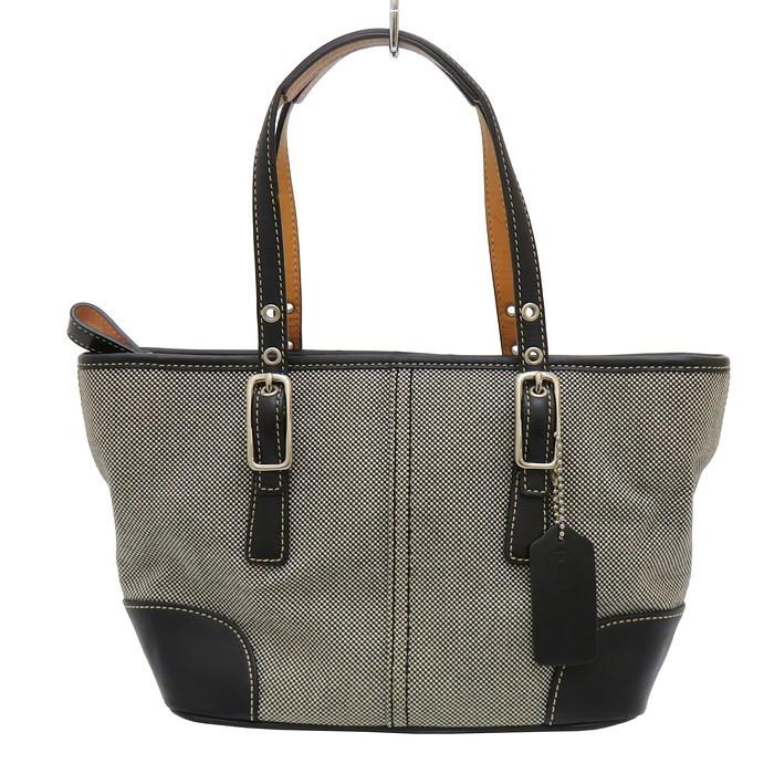 COACH（コーチ） M23-9557 トートバッグ キャンバス/レザー ブラック