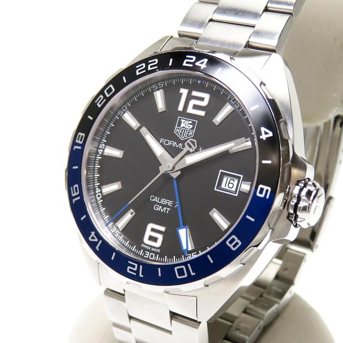TAG HEUER/タグホイヤー フォーミュラ1 WAZ211A 腕時計 ステンレススチール 自動巻き/オートマ ブラック文字盤 メンズ