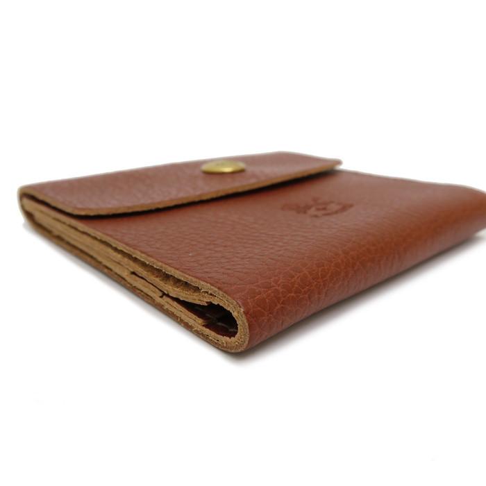 新品未使用/IL BISONTE 二つ折り財布 レンガ 保存袋付き IL BISONTE（イルビゾンテ） 財布 IL BISONTE 2つ折りウォレット