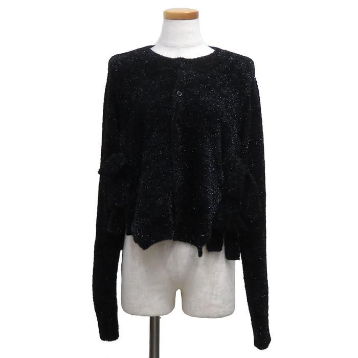 3B-N009 【noir kei ninomiya/ノワール ケイ ニノミヤ】 ラメ リボン  