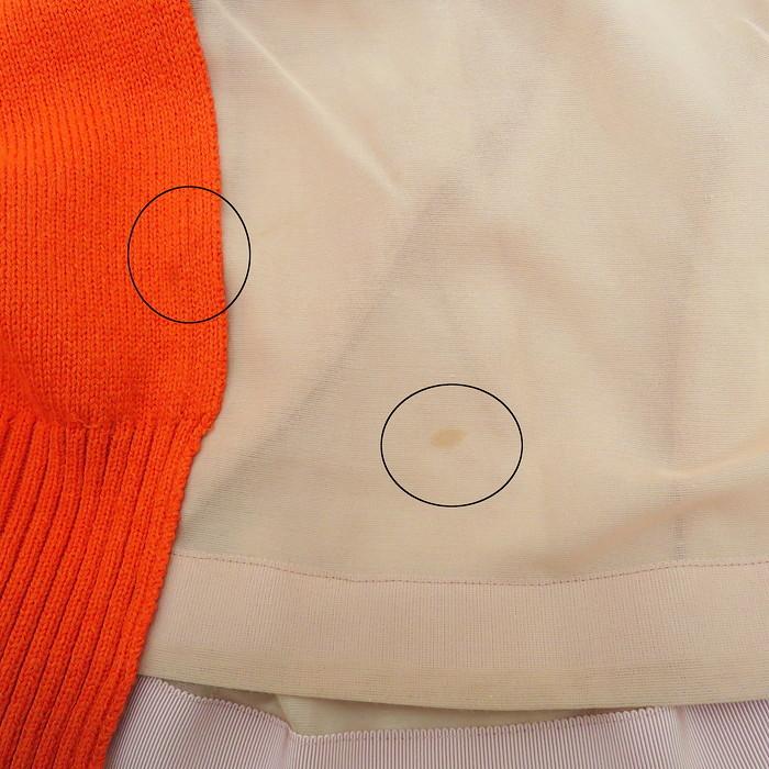 sacai（サカイ） 19-04408 アシンメトリー リボン ニット コットン