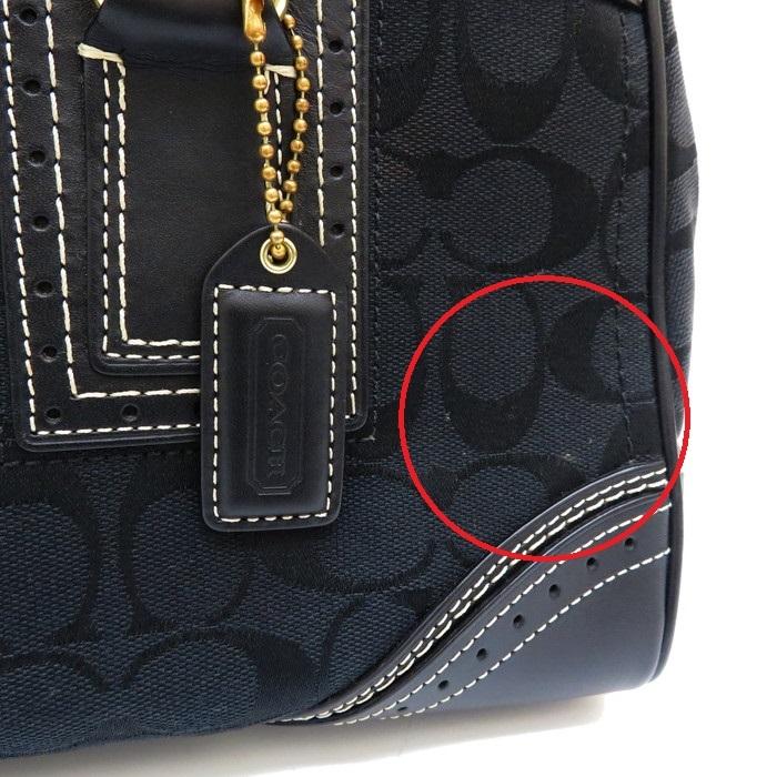 コーチ シグネチャー トートバッグ ショルダーバッグ ボストンバッグ 10533 コーチ トートバッグ ミニボストン 肩掛け シグネチャー バイ