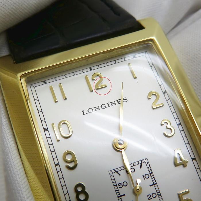 LONGINES/ロンジン ドルチェビータ L5.662.6 スモールセコンド 腕時計 K18ゴールド/アリゲーター 手巻き ホワイト文字盤 メンズ