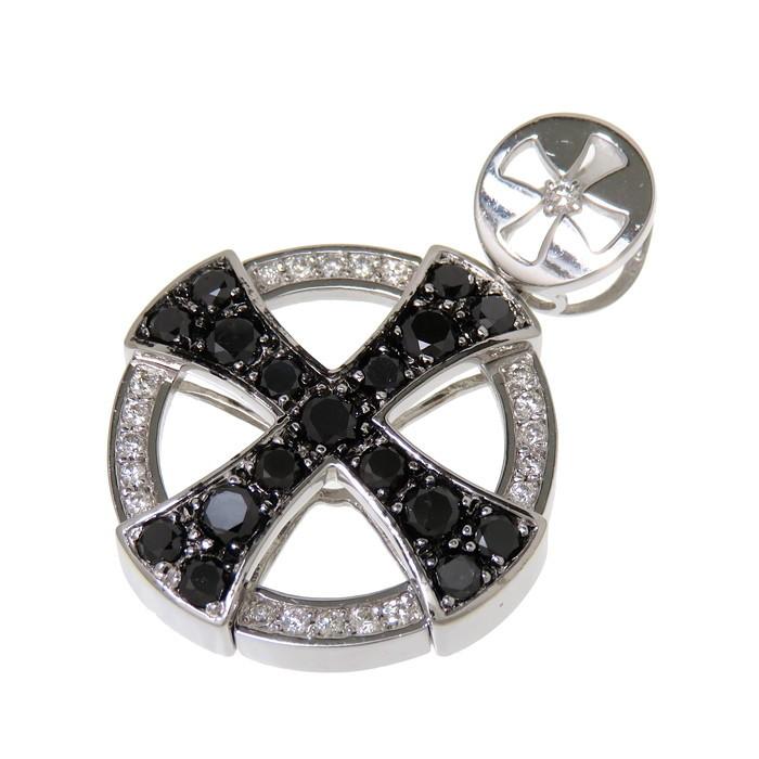 ゆきざき】 レガリア クロス ブラックダイヤモンド 計1.40ct 