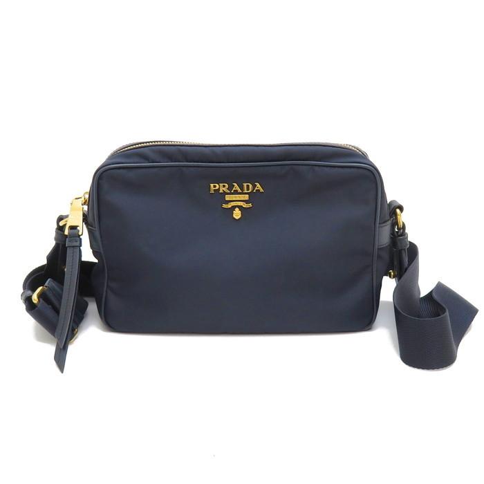 PRADA PRADA/プラダ 1BH089 ショルダーバッグ ナイロン ネイビー