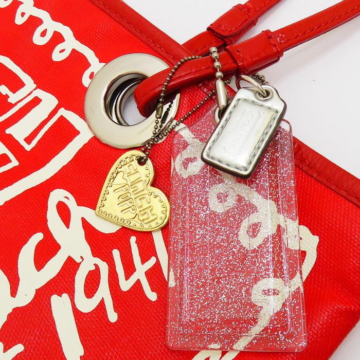 COACH（コーチ） POPPY 13857 トートバッグ PVCコーティングキャンバス