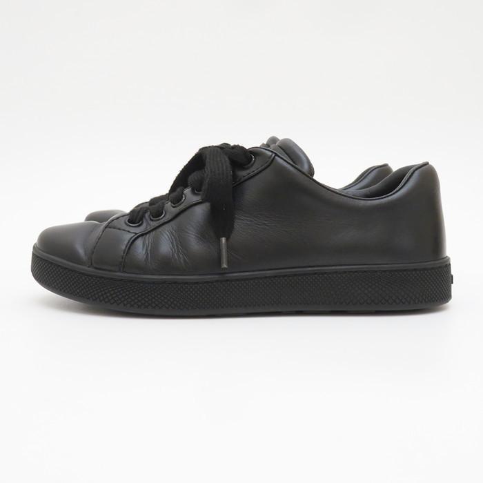 PRADA（プラダ） DNC700 スニーカー レザー ブラック ユニセックス