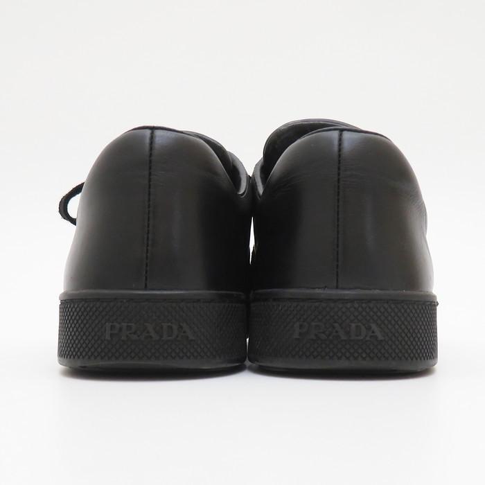 PRADA（プラダ） DNC700 スニーカー レザー ブラック ユニセックス