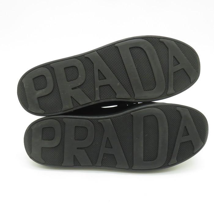 PRADA（プラダ） DNC700 スニーカー レザー ブラック ユニセックス