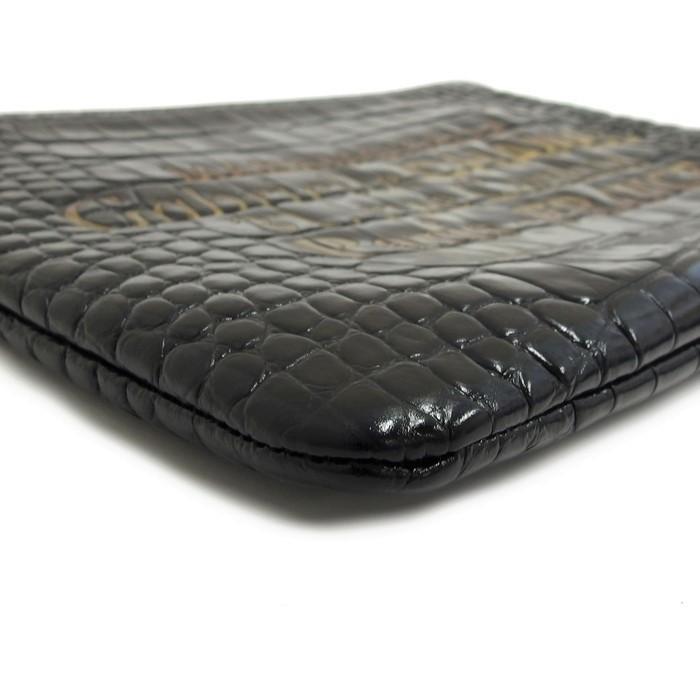 CHANEL（シャネル） クラッチバッグ パテントレザー/クロコ型押し