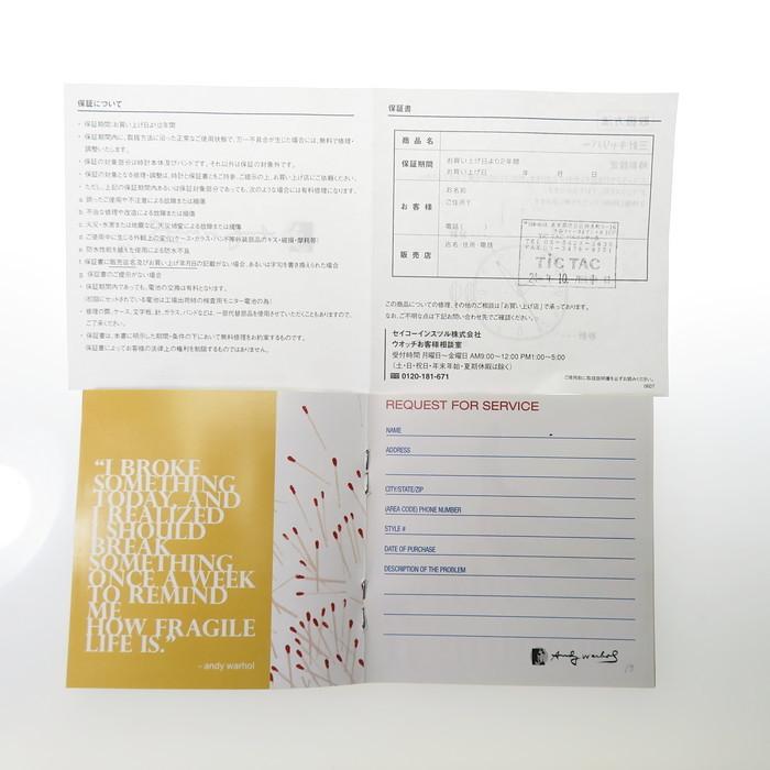 アンディウォーホル】牛デザイン 腕時計 ステンレススチール クオーツ