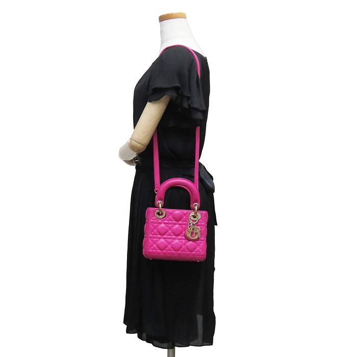 Christian Dior レディディオール カナージュ ミニ 04-MA-0133 2WAY