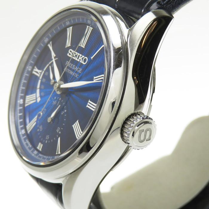 SEIKO Presage 6R27-00M0・自動巻き時計 ブルー文字盤・中古 SEIKO（セイコー） プレサージュ 6R27-00M0 限定2500本 七宝 腕時計