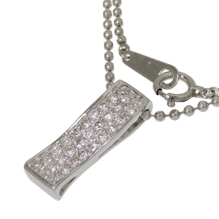 ダイヤモンド】 ネックレス pt900 pt850 0.50ct アンティーク-