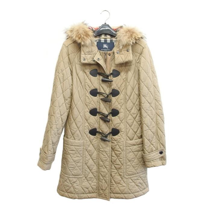 バーバリーブルーレーベル サイズ40 キルティング ダッフルコート