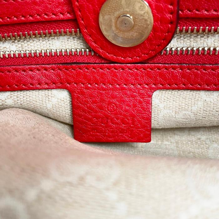 専用ページです GUCCI（グッチ） バンブー 282317 トートバッグ レザー 赤 レディース