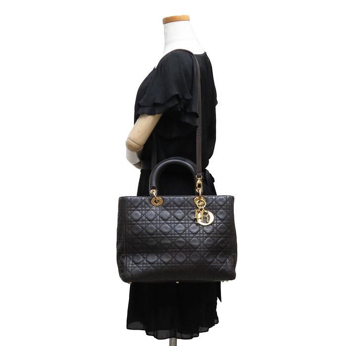 Christian Dior レディディオール カナージュ ラージ MA-0957 2way 