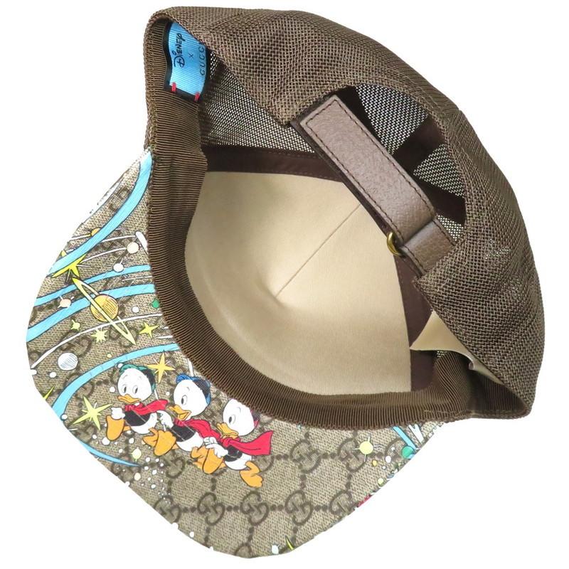 お買い得モデル ユニセックス 茶 ベージュ キャップ ベースボールキャップ 6443 ドナルドダック Disney ディズニーコラボ Gucci Gucci グッチ きゅーとなコラボ 帽子 Agingtrue Org