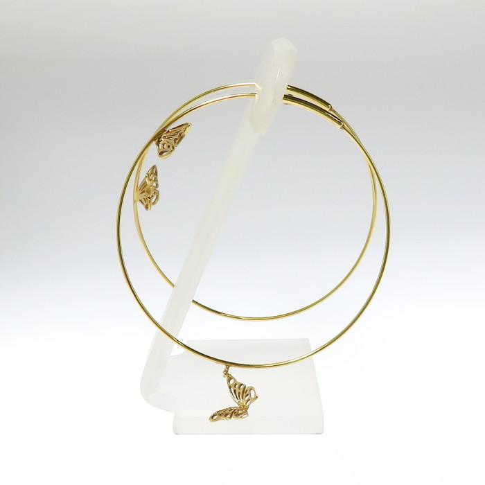 STAR JEWELRY/スタージュエリー バタフライ/蝶 フープ アシンメトリー