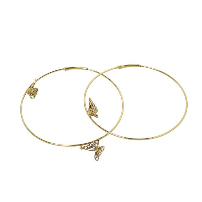 STAR JEWELRY/スタージュエリー バタフライ/蝶 フープ アシンメトリー