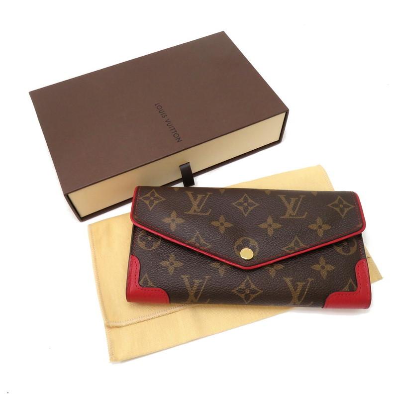 ルイヴィトン モノグラム ポルトフォイユサラ レティーロ スリーズ　レッド LOUIS VUITTON VUITTON/ルイ・ヴィトン ポルトフォイユ サラ