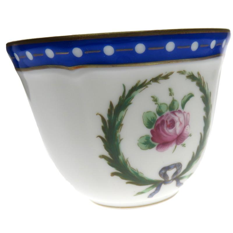 リチャードジノリ ベネチアンローズ蓋付きカップ