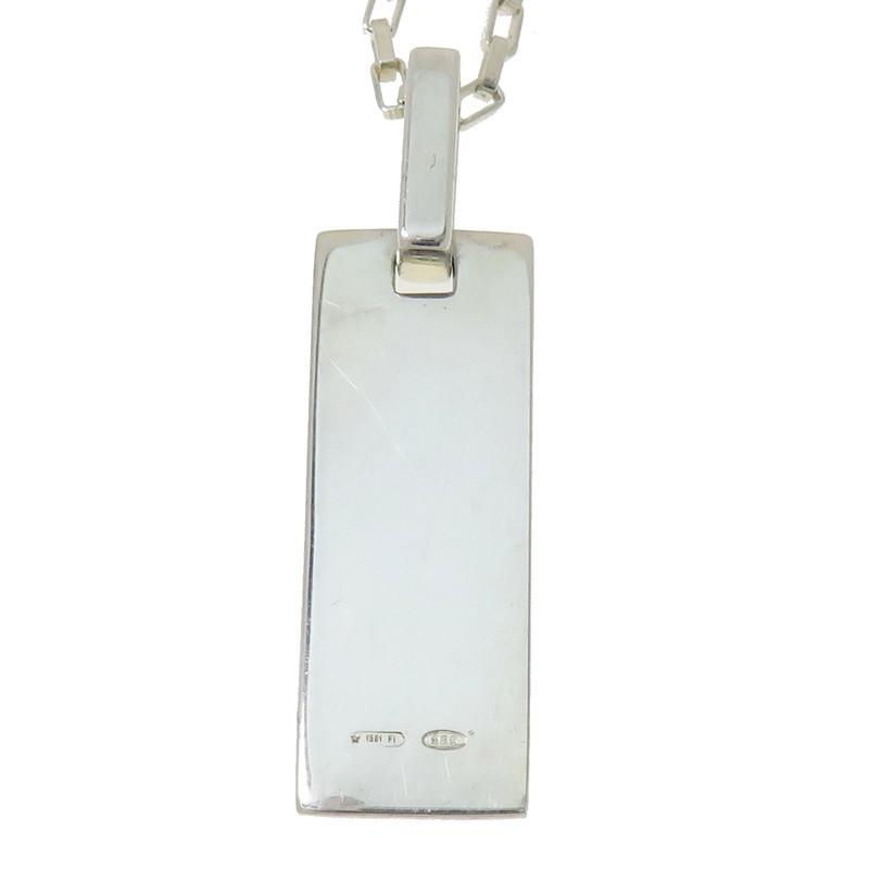 GUCCI GUCCI/グッチ ロゴプレート ネックレス シルバー925 15.5g GUCCI GUCCI/グッチ ロゴプレート ネックレス シルバー925 15.5g