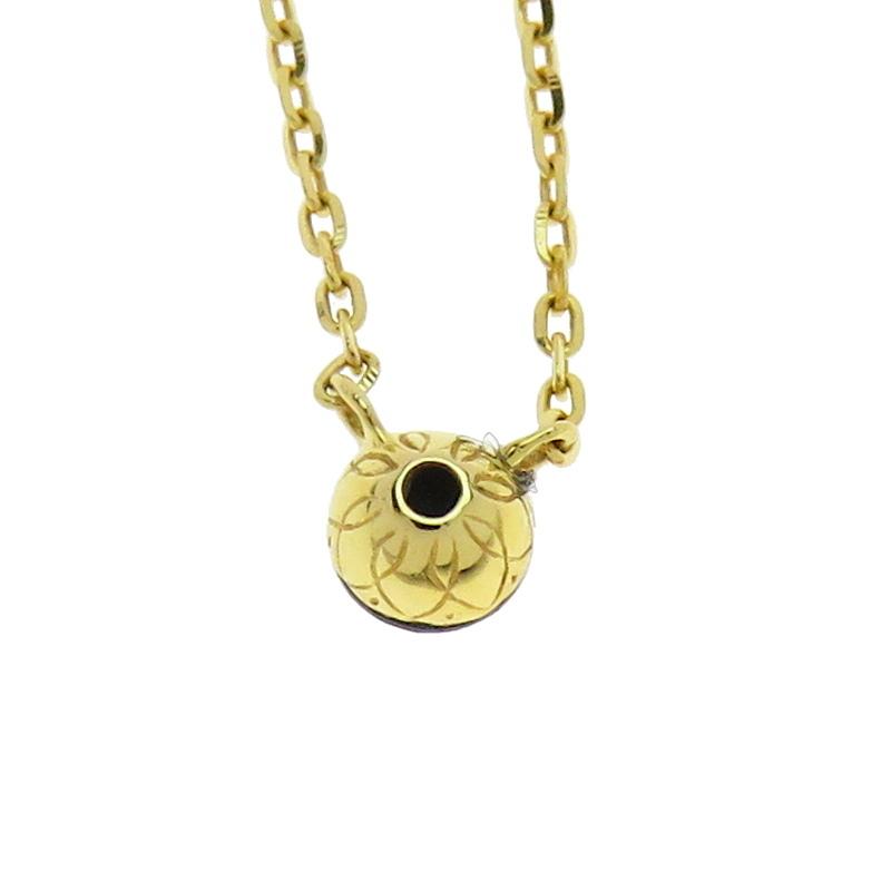 agete ブラックダイヤネックレス agete（アガット） ブラックダイヤモンド 0.1ct ネックレス K18