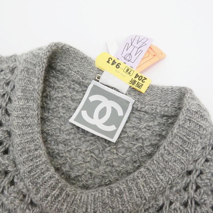 CHANEL（シャネル） P36613K02248 半袖ニットワンピース 09A