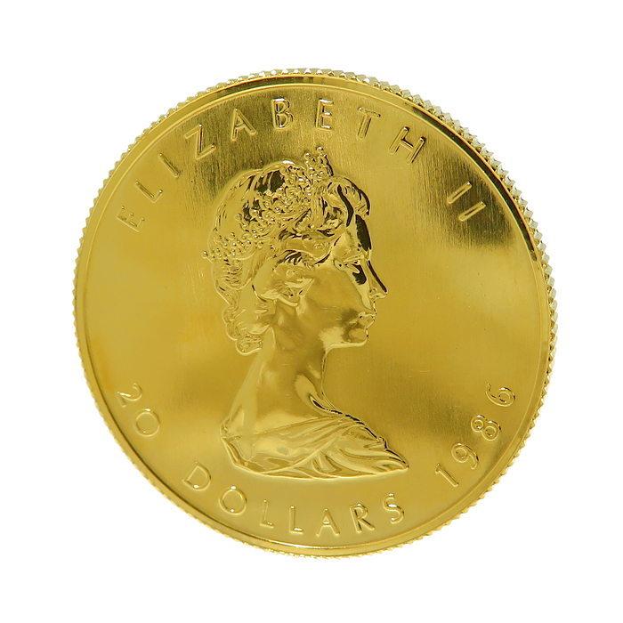 カナダ純金 コイン エリザベス金貨 1/25オンス-