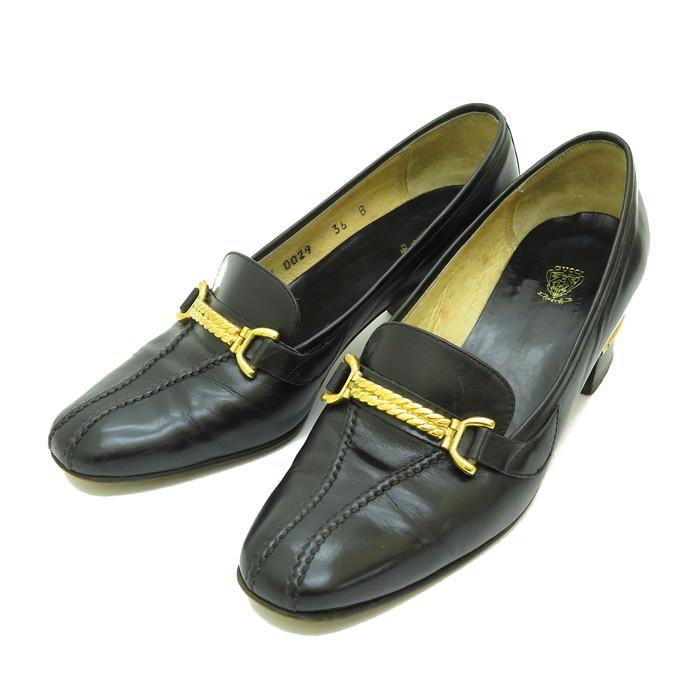 GUCCI（グッチ） 100 097 0029 ビット付 ローファー レザー ブラック