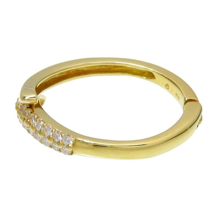 開閉式 ダイヤモンド 計0.30ct リング・指輪 K18ゴールド 3.5g 開閉式 ダイヤモンド 計0.30ct リング・指輪 K18ゴールド 3.5g