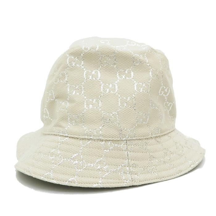 人気グッズ Gucci - グッチ 631951 3HK74 GGラメバケット帽子 Lの ...