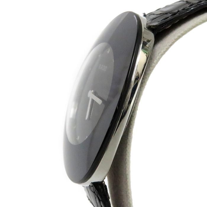 RADO（ラドー） 964.0490.3 電池交換済 腕時計 クオーツ 黒文字盤