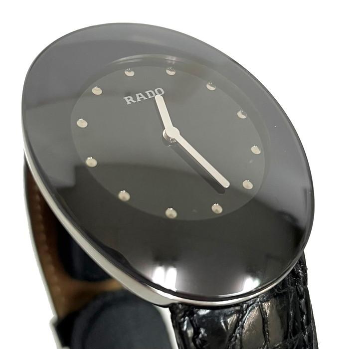 RADO（ラドー） 964.0490.3 電池交換済 腕時計 クオーツ 黒文字盤