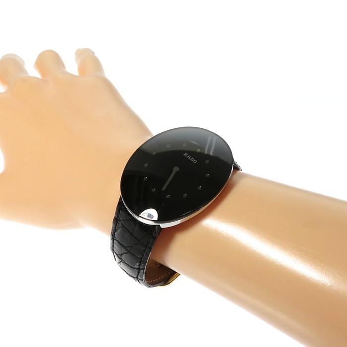 RADO（ラドー） 964.0490.3 電池交換済 腕時計 クオーツ 黒文字盤