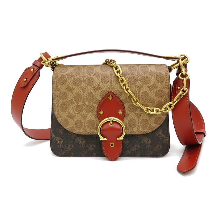 COACH（コーチ） C2418 ビート シグネチャー ショルダーバッグ PVC