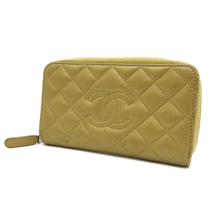 CHANEL/シャネル ココマーク スモールジップウォレット 長財布 19番台8 