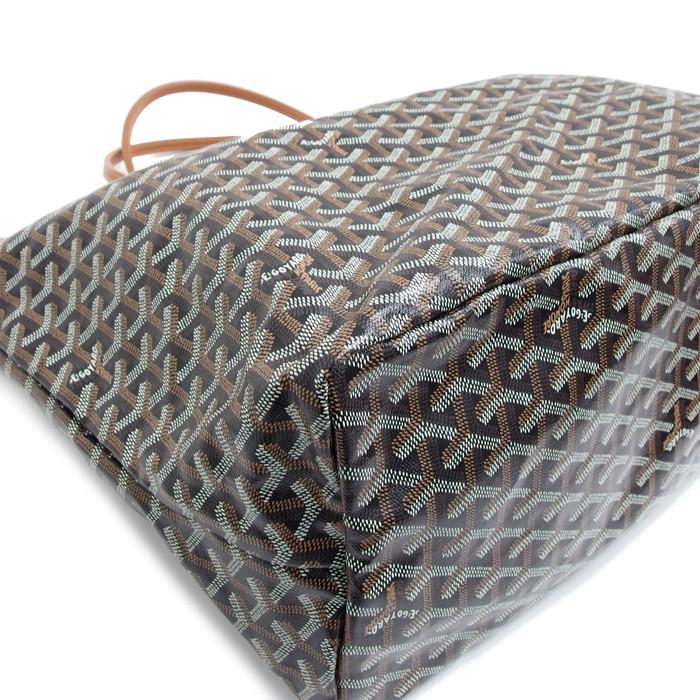 GOYARD（ゴヤール） サンルイGM トートバッグ PVC/レザー ブラック