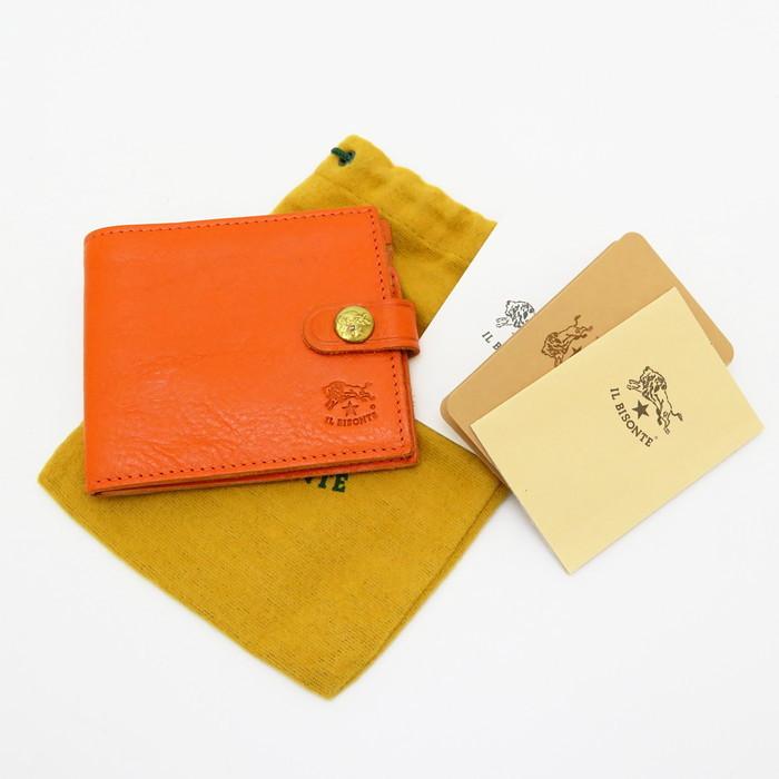 IL BISONTE（イルビゾンテ） C1007..P 54172-3-04340 二つ折り財布