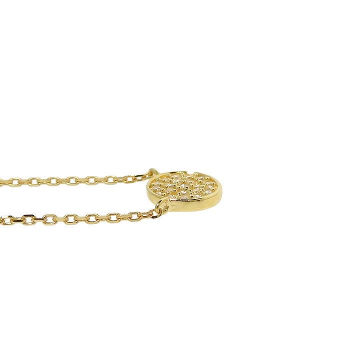 agete（アガット） ダイヤモンド 計0.04ct ネックレス K18ゴールド 1.1