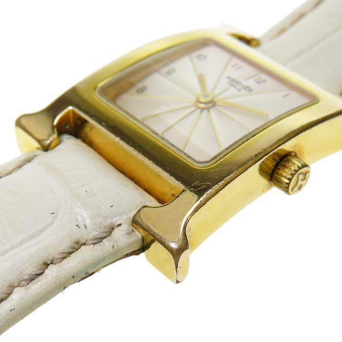 HERMES（エルメス） Hウォッチ HH1.201 電池交換済 腕時計 GP/社外製
