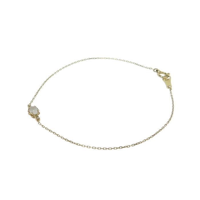 ノジェス ブレスレット ダイヤモンド 0.01 k10 PG K10ダイヤモンドブレスレット（0.01ct）｜ブレスレット｜ノジェス 公式