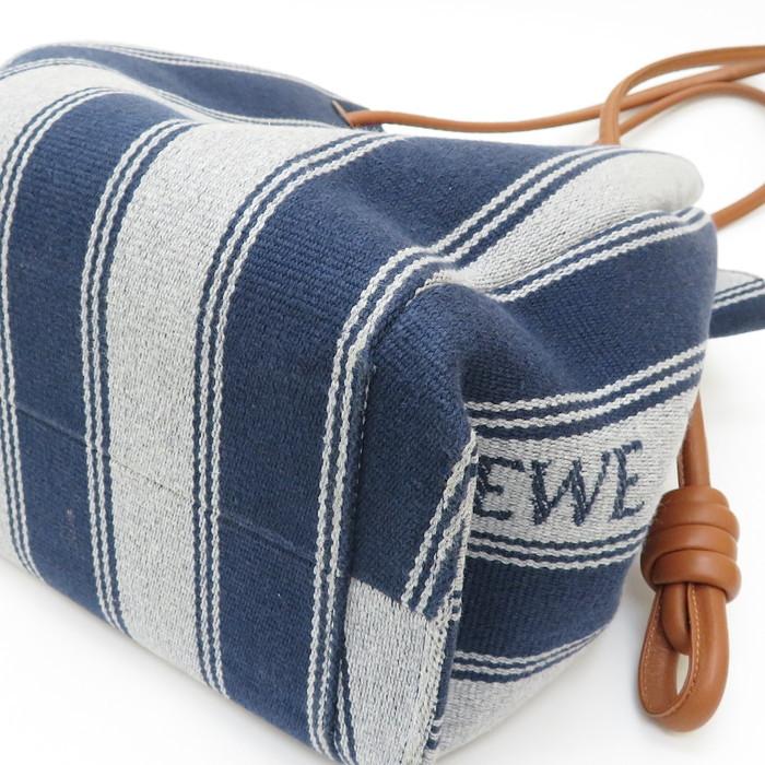 LOEWE LOEWE/ロエベ フラメンコノット ストライプ トートバッグ