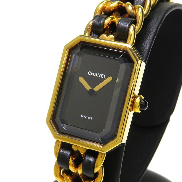 CHANEL（シャネル） プルミエールM H0001 腕時計 GP/レザー クオーツ 