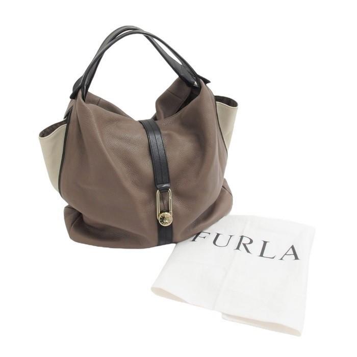 フルラ ・エリザベス  トートバッグ FURLA（フルラ） エリザベス トートバッグ レザー グレージュ