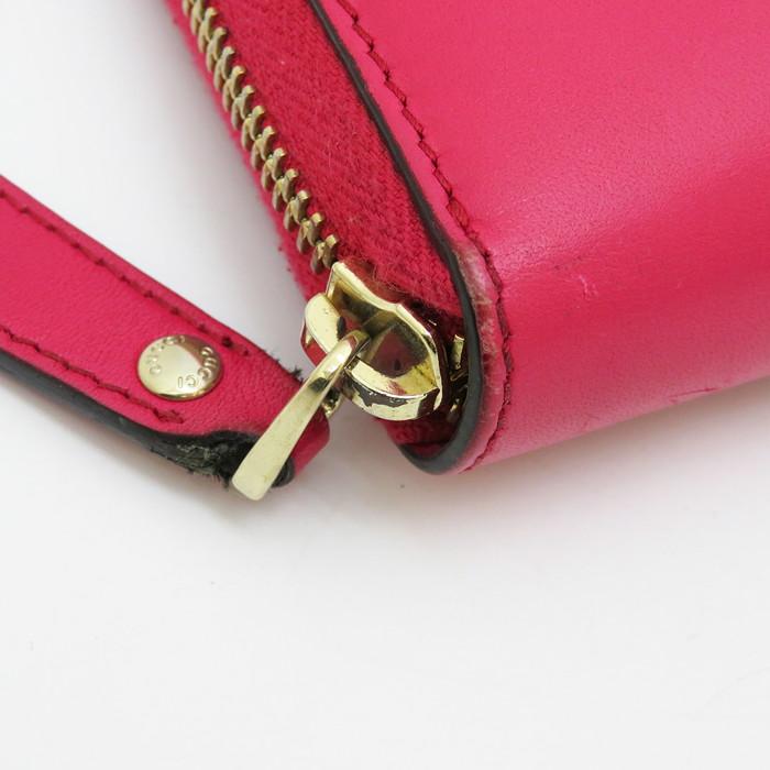グッチ 長財布 ディアマンテ ピンク ロゴプレート レザー 箱 GUCCI グッチ 長財布 ディアマンテ ピンク ロゴプレート レザー 箱 GUCCI