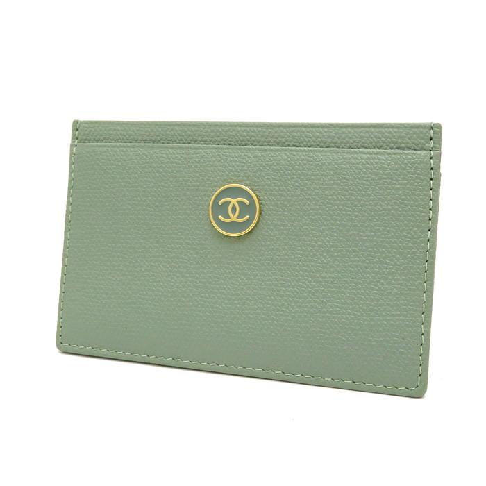 CHANEL CHANEL/シャネル ココボタン パスケース/名刺入れ カードケース 