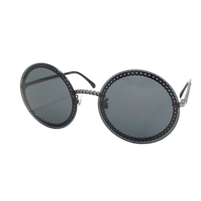 CHANEL CHANEL/シャネル DC0511512 チェーン風フレーム 丸型 CHANEL CHANEL/シャネル DC0511512 チェーン風フレーム 丸型